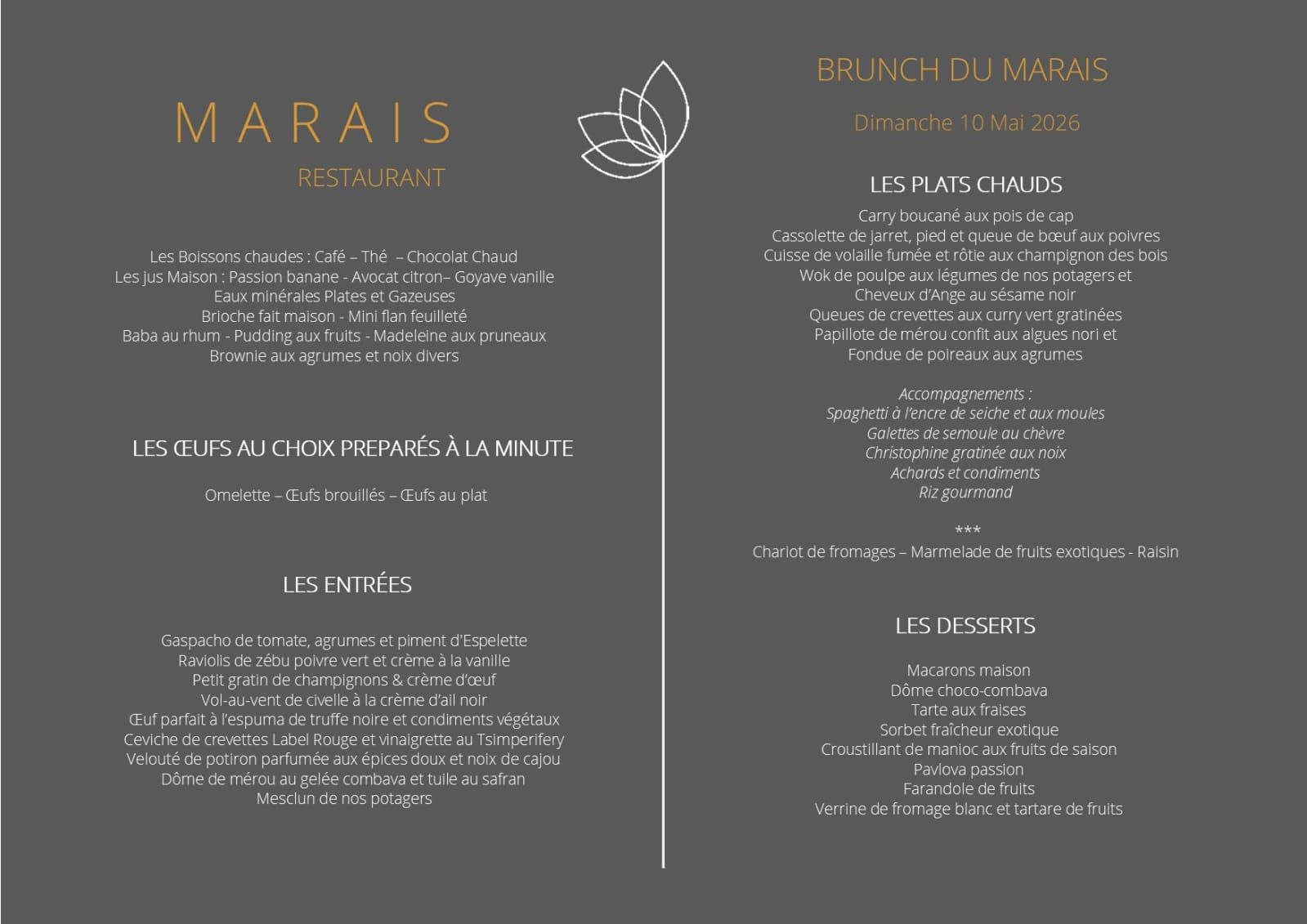 Le brunch du Marais