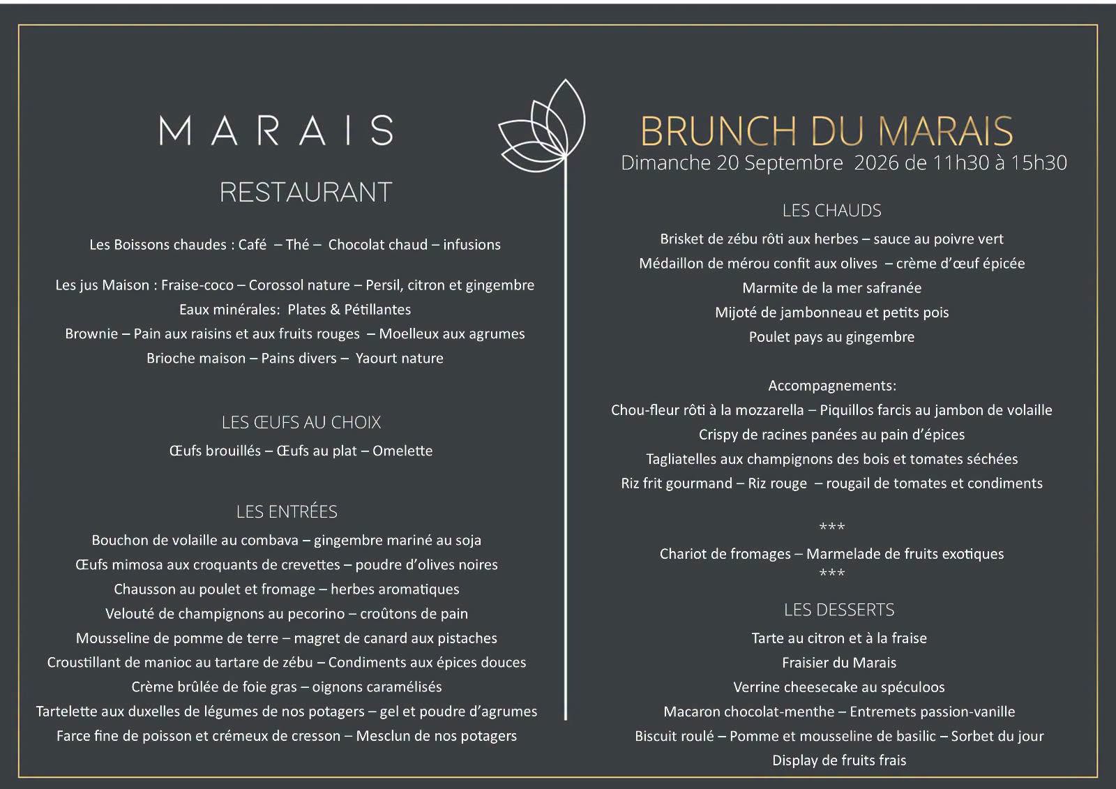 Le brunch du Marais